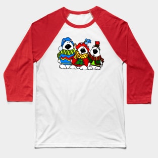 Christmas Bear Buddies Baseball T-Shirt